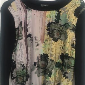 Topshop sweater with Floral Detail